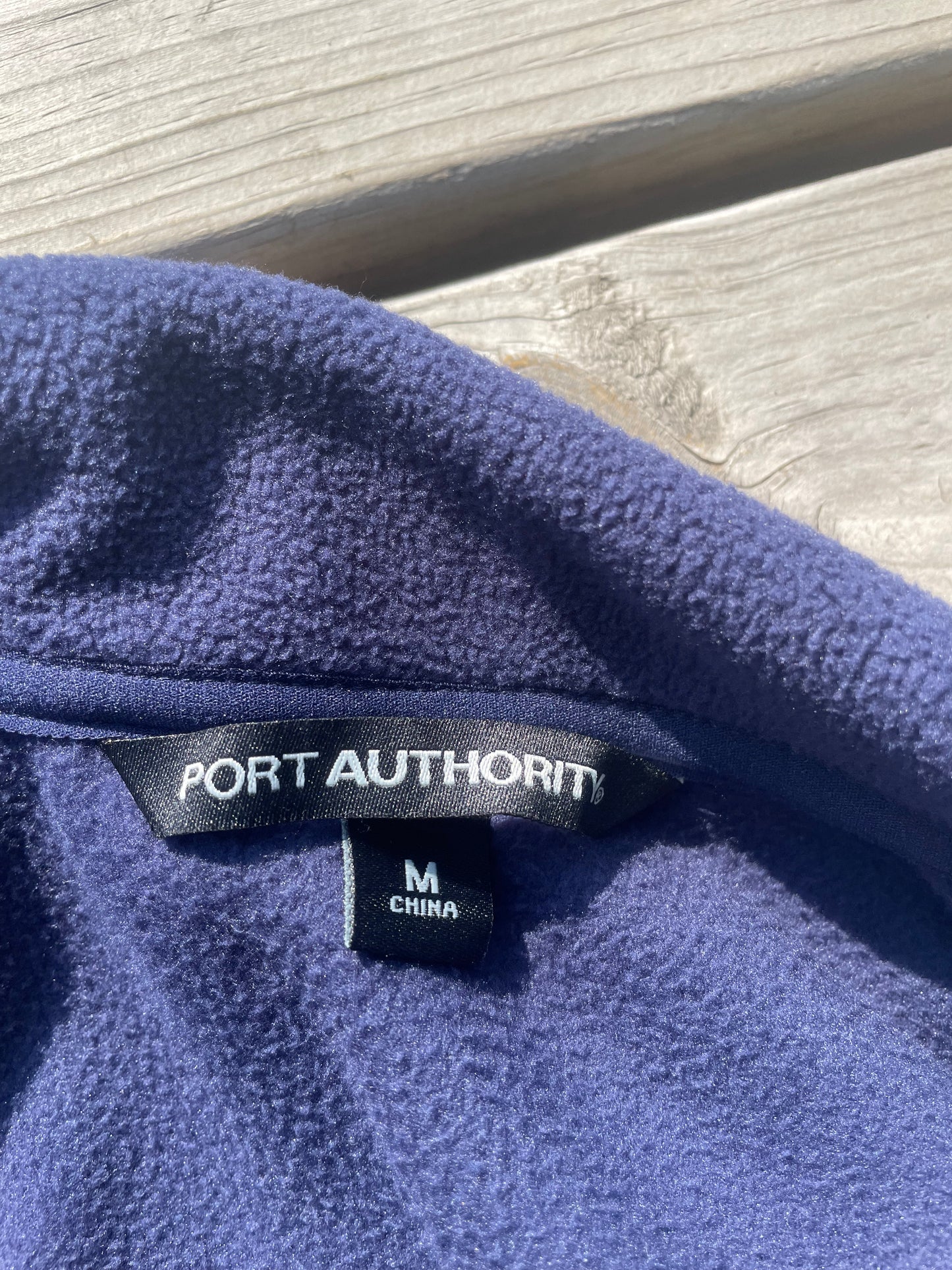 LIMITED- Fleece Full Zip- CV Canoe logo Embroidery- Navy (F16)