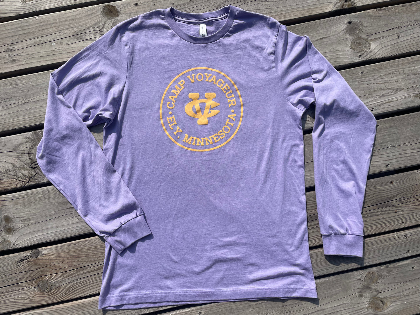 Long Sleeve- CV Circular logo- Lavender (LSLAV22)